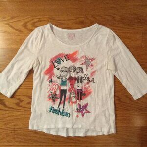 14/16 | Graphic Quarter Sleeve Top | Canyon River Blues